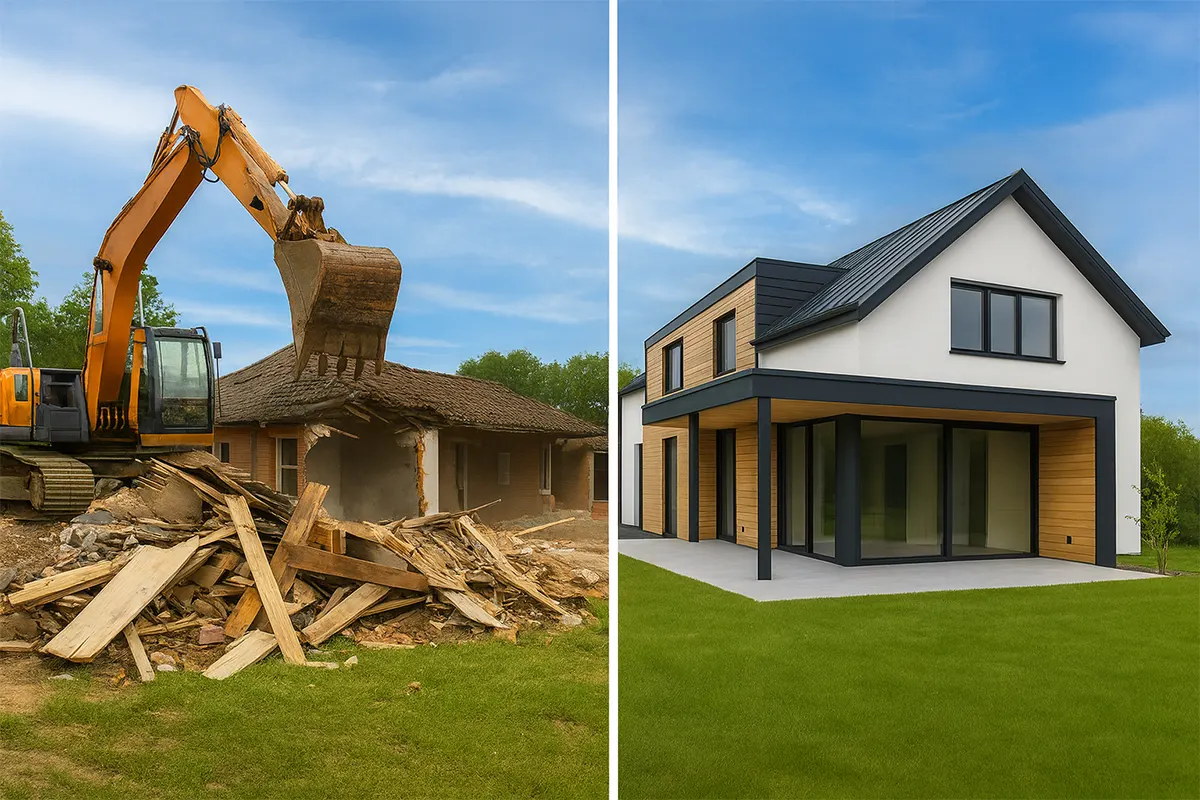 knockdown rebuild core buildz service